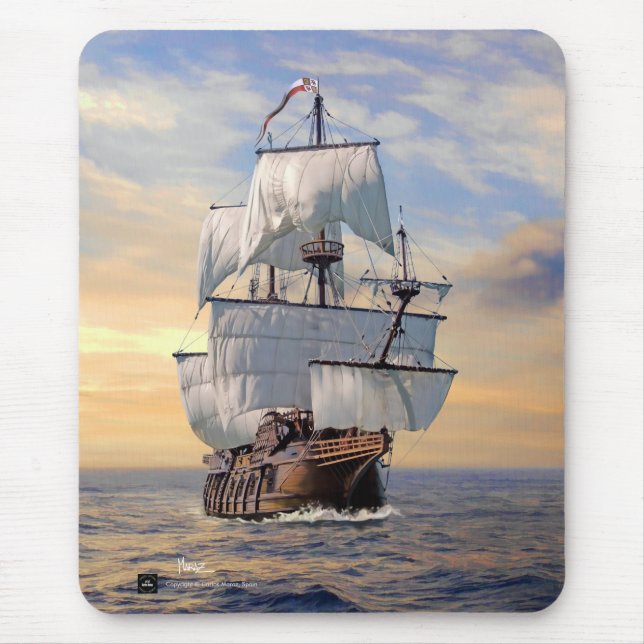 Nuestra Señora de las Mercedes Frigate Mousepads (Frente)