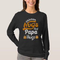 Nugget Camisetas Chickles E Papa Hugs Pai Nug