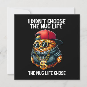 Nugget de Fast Food Não Escolhi A Vida de Nugget