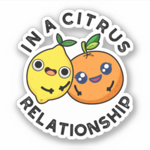 Num Adesivo De Fruta De Cute Relacionamento Com Ci