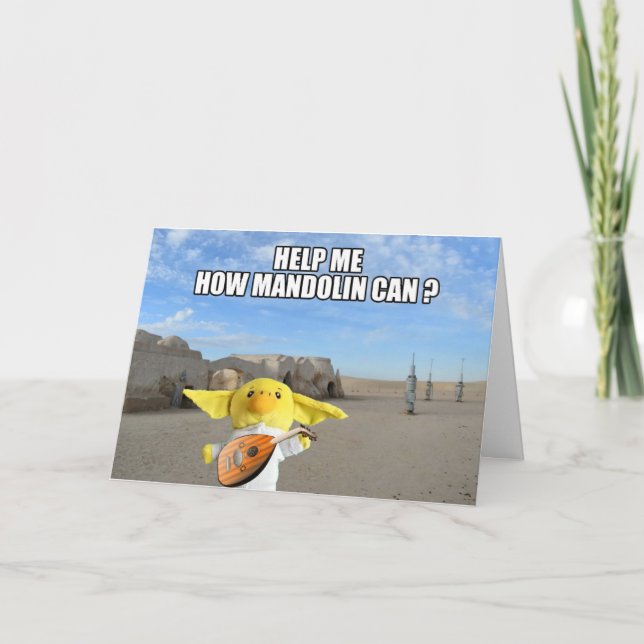 Numa galáxia distante. Cartão de saudação (Frente)