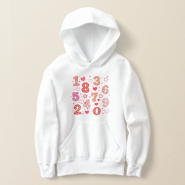 Number Day 2026 Maths Hoodie for Kids (Postura )