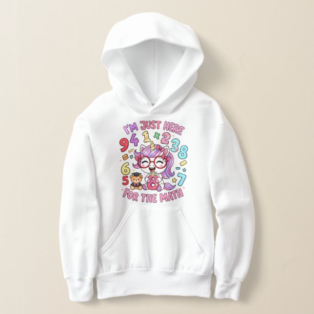 Number Day Funny Maths Hoodie for Kids and Teacher (Postura )