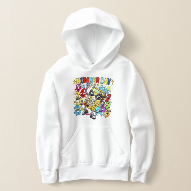 Number Day Maths Hoodie for Kids | Primary School  (Postura )