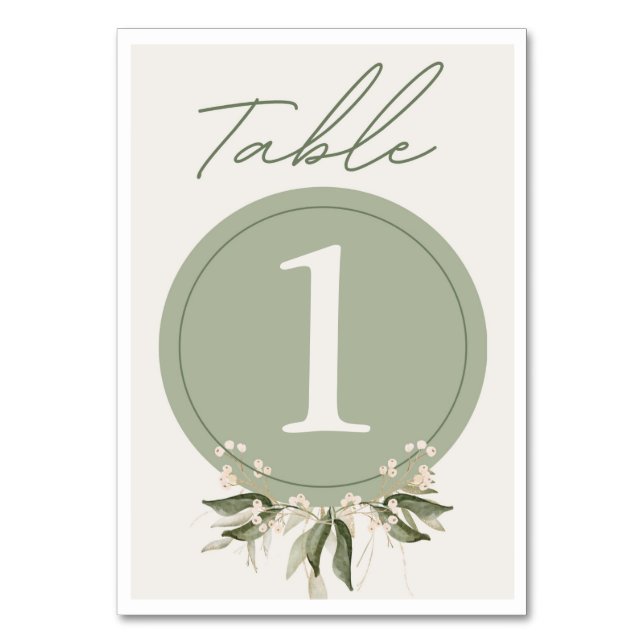 Numeração de Mesa (Frente)