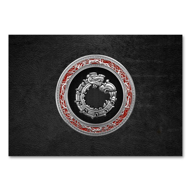 Numeração De Mesa [100] Deus Serpente Quetzalcoatl [Prata] (Frente)
