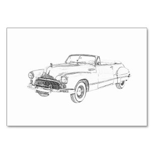 Numeração De Mesa 1947 Buick Roadmaster