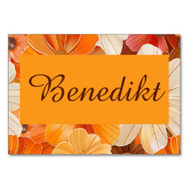 Numeração De Mesa 1970er Florale Gartenparty