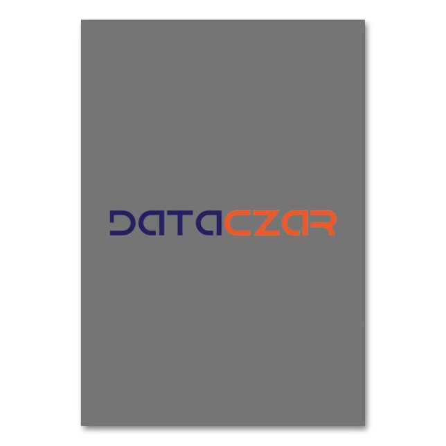 Numeração De Mesa 8,89 x 12,7cm (Frente)