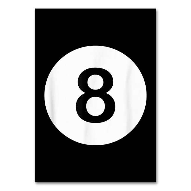 Numeração De Mesa 8 Camisetas De Piscina De Bola, Presente De Lover  (Frente)