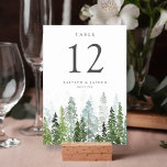 Numeração De Mesa A Coleção de Casamentos da Floresta de Pinheiros d<br><div class="desc">Celebre em estilo com estas cartas de números de na moda e de mesa de casamento muito modernas. Este design é fácil de personalizar com a sua redação de eventos especiais e seus convidados ficarão entusiasmados quando eles virem esses números fabulosos de tabelas. *** COMO PEDIR *** Personalize e adicione...</div>