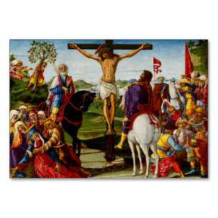 Numeração De Mesa A Crucificação por Benvenuto di Giovanni