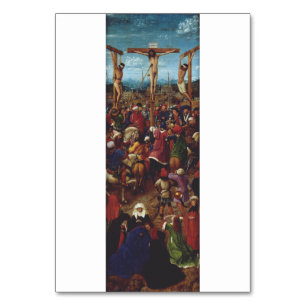 Numeração De Mesa A Crucificação por Van Eyck