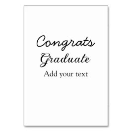 Numeração De Mesa A graduação mínima simples de parabéns adiciona