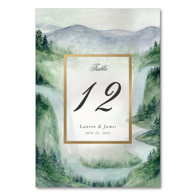 Numeração De Mesa A história de nós (Frente)