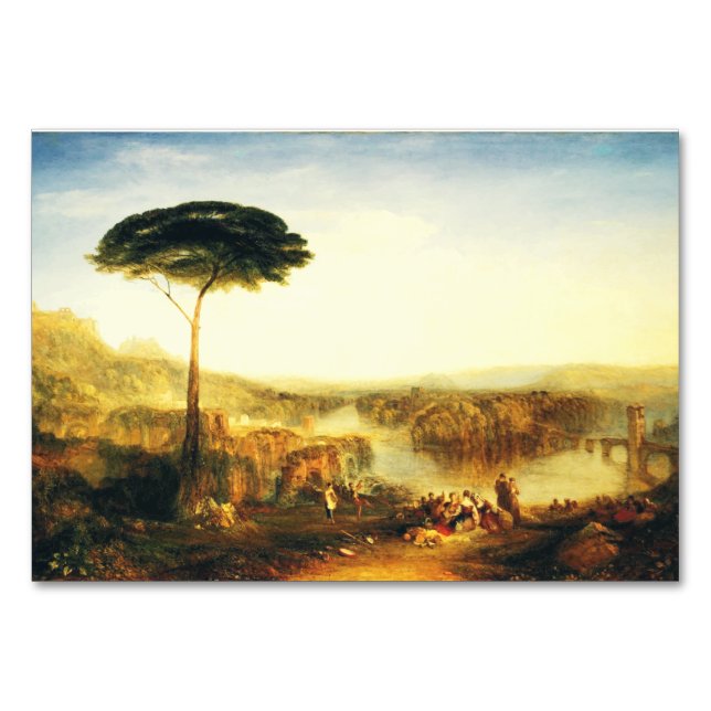 Numeração De Mesa A Peregrinação de Childe Harold por Joseph Turner (Frente)