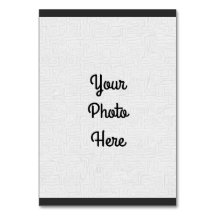 Adicionar sua foto/Design - Número da tabela