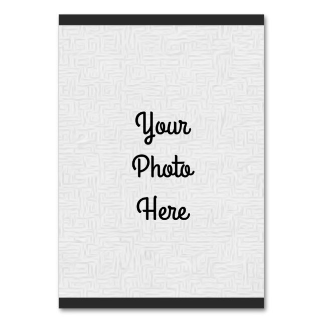 Numeração De Mesa Adicionar sua foto/Design - Número da tabela (Frente)