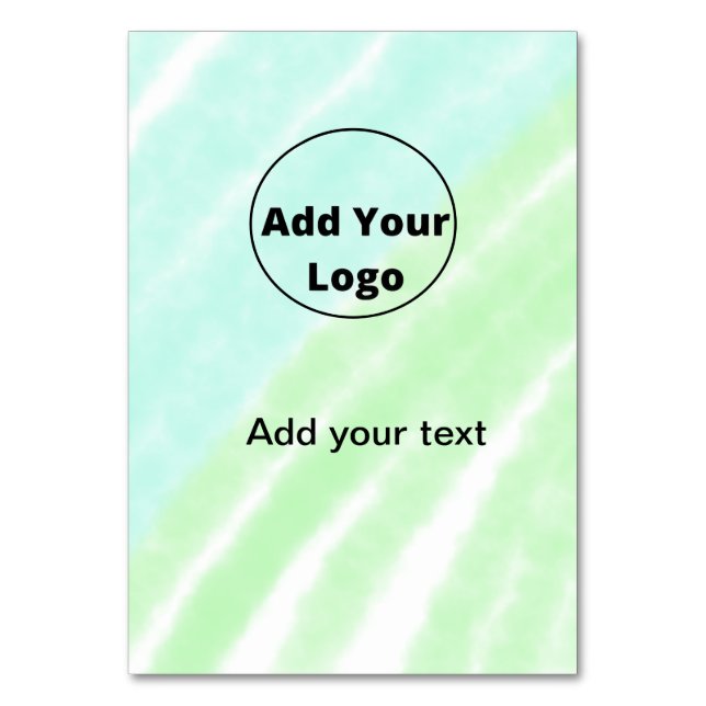 Numeração De Mesa adicione seu texto simples minimal personalizado a (Frente)