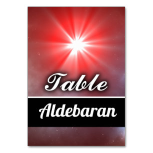 Numeração De Mesa Aldebaran