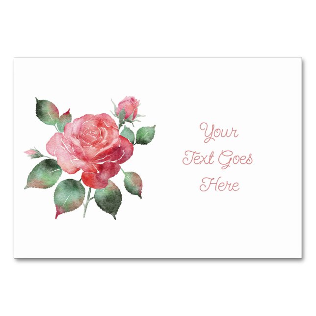 Numeração De Mesa Alocação de assentos Delicate Rose (Frente)