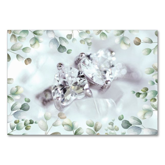 Numeração De Mesa Amor para sempre (Frente)