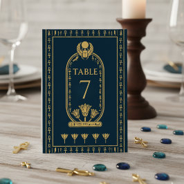 Numeração De Mesa Âncora Dourada da Marinha Egípcia & Lótus – Editáv