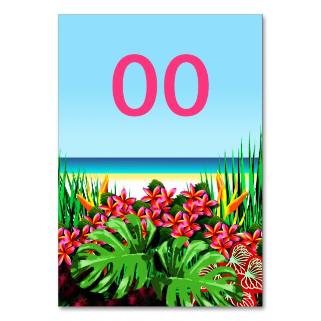 Numeração De Mesa Aniversário de 40 anos Tropical 21-rua das 21 mulh (Frente)