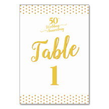 Aniversário de 50 anos de casamento elegante