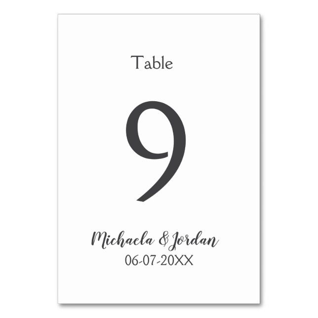 Numeração De Mesa Aniversário de aniversário do gráfico de assentos  (Frente)