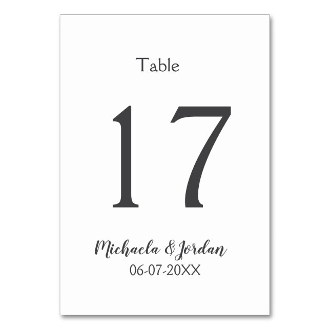 Numeração De Mesa Aniversário de aniversário do gráfico de assentos  (Frente)