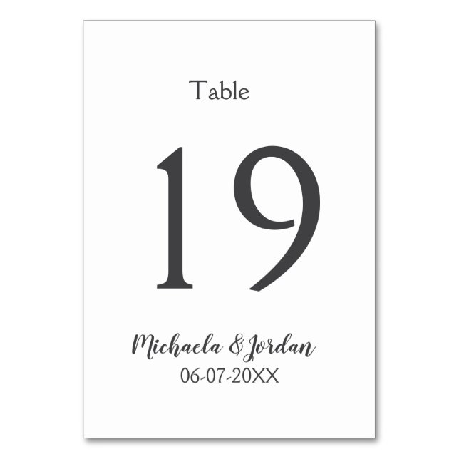 Numeração De Mesa Aniversário de aniversário do gráfico de assentos  (Frente)