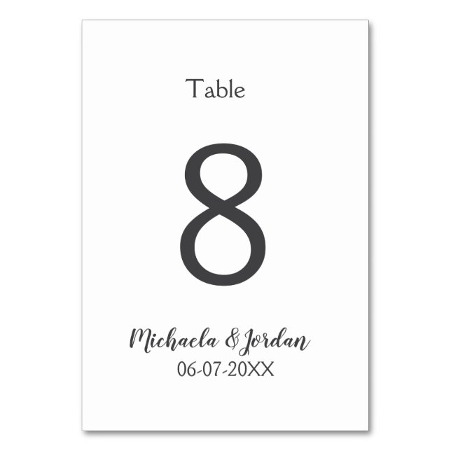 Numeração De Mesa Aniversário de aniversário do gráfico de assentos  (Frente)