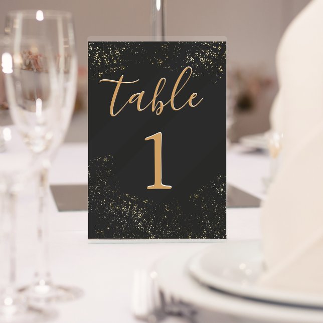 Numeração De Mesa Aniversário de Casamento Dourado 50 (Criador carregado)