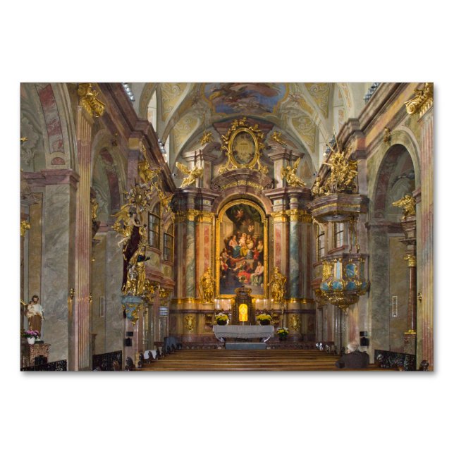 Numeração De Mesa Annakirche, Wien Österreich (Frente)