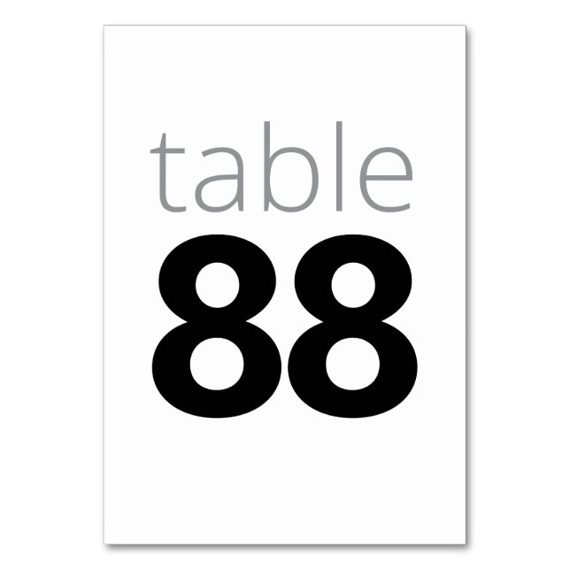 Numeração De Mesa aposentadoria (Verso)