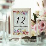 Numeração De Mesa Aquarela Elegante Pastel Floral<br><div class="desc">Cartões de mesa florais de pastel de água. O design de aquarela floral tem um efeito de lavagem criando um toque suave. Para mais personalização, clique no botão "Personalizar" e use nossa ferramenta de design para modificar este modelo. Os estilos de texto e as cores podem ser alterados. Se você...</div>