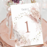 Numeração De Mesa aquarela flores boho Quadro Número 1<br><div class="desc">quadro número 1</div>