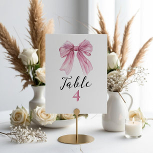 Numeração De Mesa Arco de coquete rosa-faísca 1rua