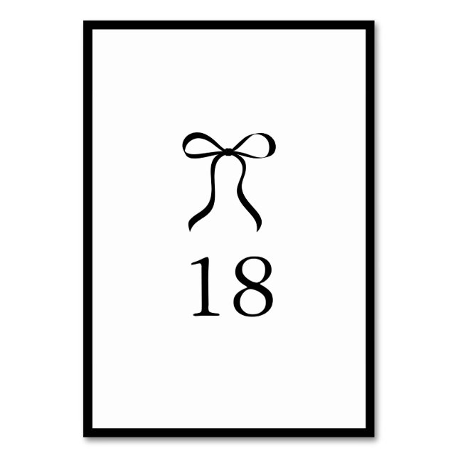 Numeração De Mesa Arco Simples Casamento Clássico (Frente)