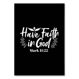 Numeração De Mesa Arte Religiosa: Tenha fé na Design das Escrituras