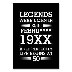 Numeração De Mesa As Legendas Personalizadas Eram Nasceres no Mês do