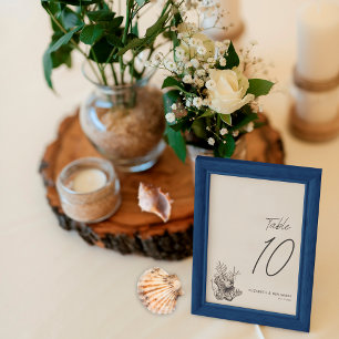 Numeração De Mesa Assento de casamento na praia do Mar de Coral do O
