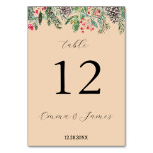 Azevinho vermelho rústico e pinha de abeto