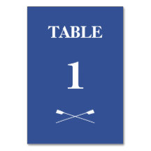 Azul-monograma de remos cruzados