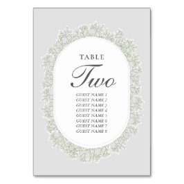 Numeração De Mesa Baby's Breath Monogram Gypsophila Floral Wedding