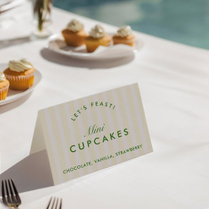 Numeração De Mesa Bachelorette de Placa Buffet Amarelo e Verde