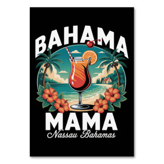 Numeração De Mesa Bahama Mama Nassau