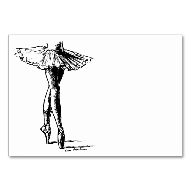 Numeração De Mesa Balé (Frente)