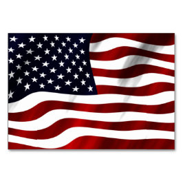 Numeração De Mesa Bandeira Americana